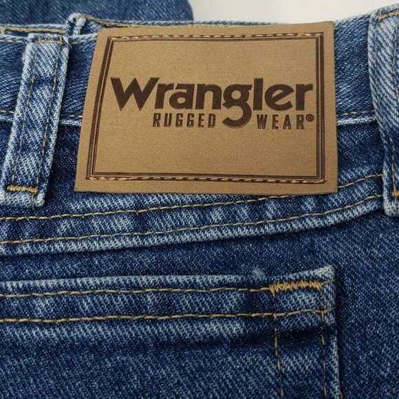 Wrangler Jeans 34x32 Straight Cotton Pockets - Picture 4 of 4